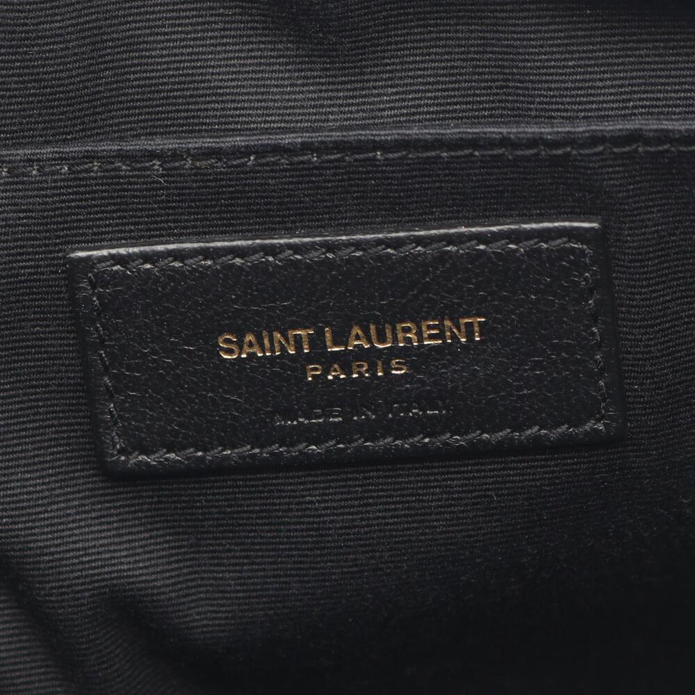 Saint Laurent Leather Paris Black Shoulder LOU CAMERA BAG - Picture 3 of 7